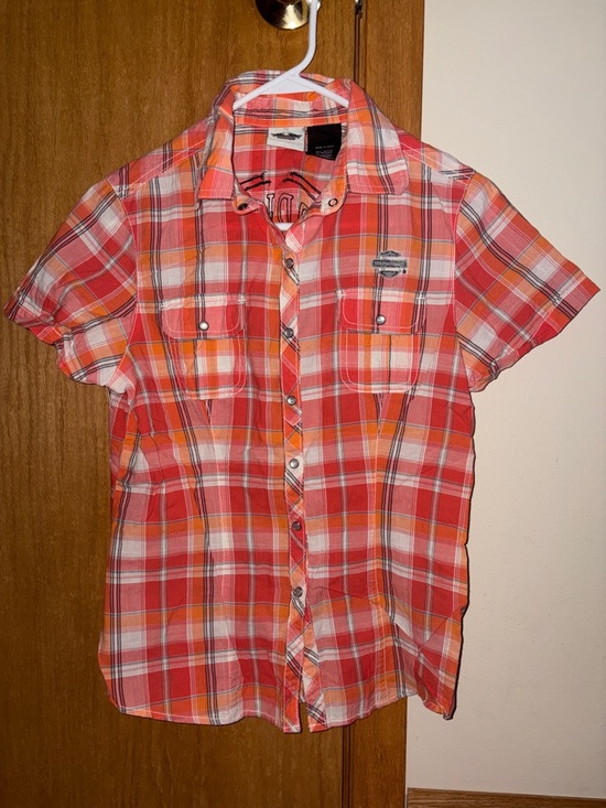 Harley-Davidson Tops - Harley-Davidson Short Sleeve Button Up